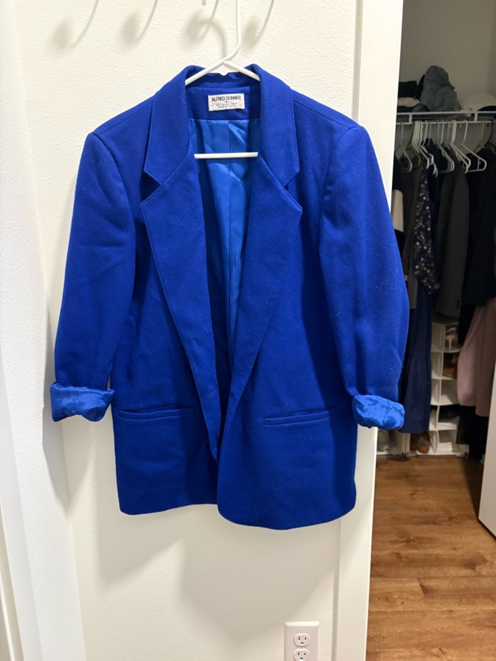 Alfred Dunner Cobalt Blue Blazer